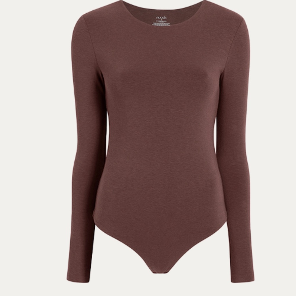 Nuuds Long Sleeve Crew Neck Bodysuit